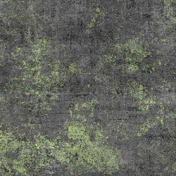 Michael Miller - Sunny Delight - Moss Texture With Metallic, Charcoal