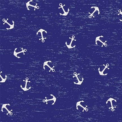 Michael Miller - Vitamin Sea - Tied Down, Indigo