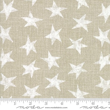 Moda - 54' Branded Canvas - Star, Khaki