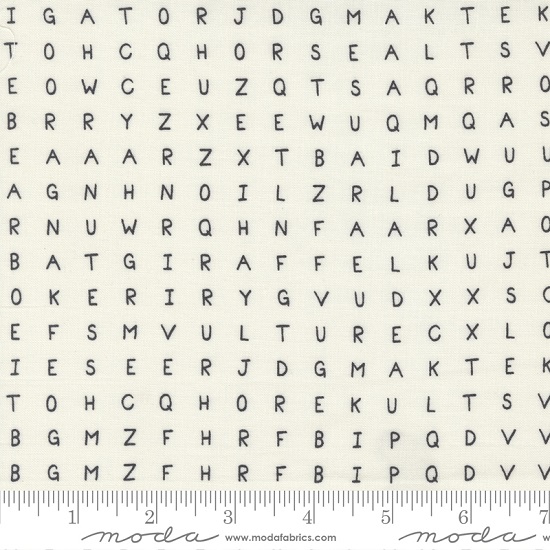 Moda - ABC...xyz - Word Search, Cream