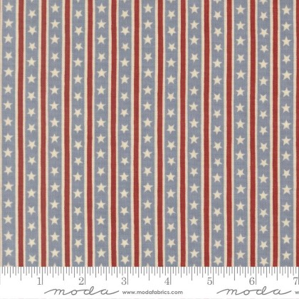Moda - America 250 Years - Stars In Stripes, Steel Blue