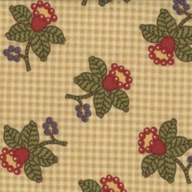 Moda - Audris Iris Garden - Plaid/Floral, Tan