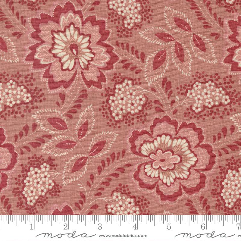 Moda - Chateau De Chantilly - Orleans Floral, Clay