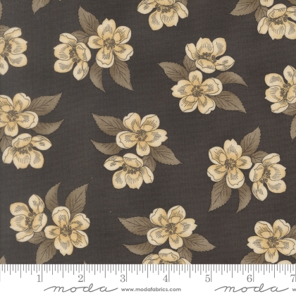 Moda - Collections Magnolia - Blooms, Charcoal