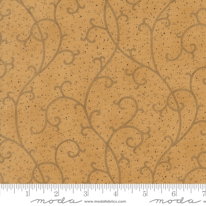 Moda - Collections Magnolia - Midnight Scroll, Golden