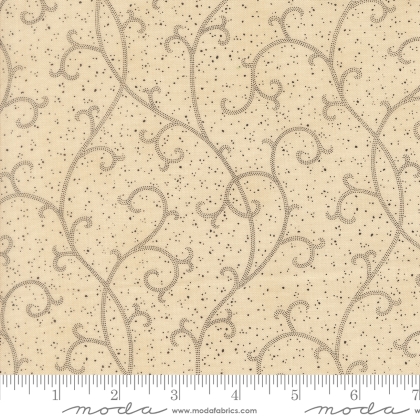 Moda - Collections Magnolia - Midnight Scroll, Ivory