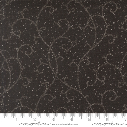 Moda - Collections Magnolia - Midnight Scroll, Onyx