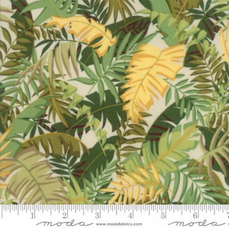 Moda - Collections Sunshine - Tropical Ferns, Ivory