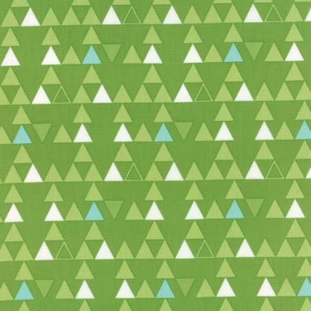Moda - Color Theory - Triangles, Lime