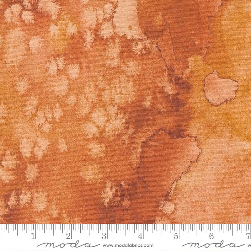 Moda - Desert Oasis - Flow Basic, Red Ochre