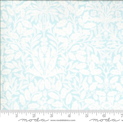 Moda - Dover - Acorn Damask, Sea Glass