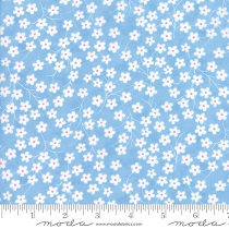 Moda - Flower Sacks - Tiny Flowers, Blue