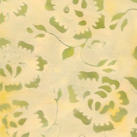Moda - French Lace II Batiks - Flower Print, Leaf