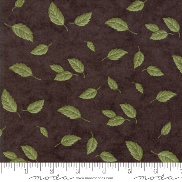 Moda - Fresh off the Vine - Floating Leaves, Earth Brown