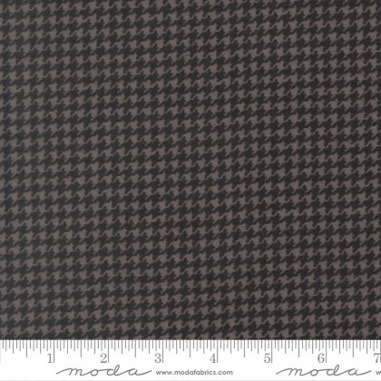 Moda - Gathering Basics Flannel - Houndstooth, Blackbird