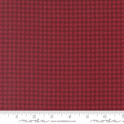Moda - Gathering Basics Flannel - Houndstooth, Brick