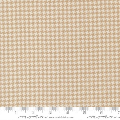 Moda - Gathering Basics Flannel - Houndstooth, Cream