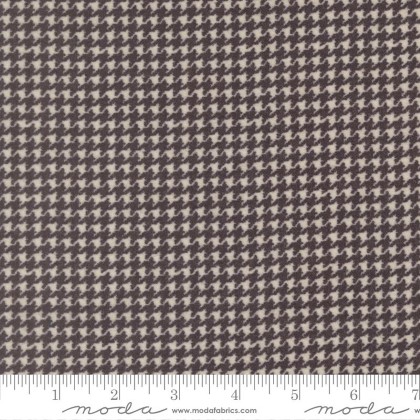 Moda - Gathering Basics Flannel - Houndstooth, Titanium