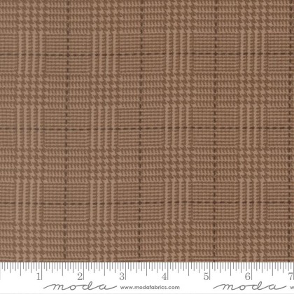 Moda - Gathering Basics Flannel - Plaid, Taupe