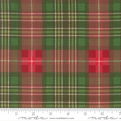 Moda - Holiday Cheer - Christmas Plaid, Evergreen