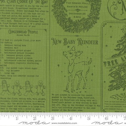 Moda - Holiday Cheer - North Pole News, Mistletoe
