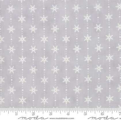 Moda - Homegrown Holidays - Snowflake Garland, Silo Grey
