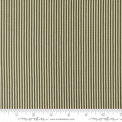 Moda - Joyful Gatherings II - Peppermint Stripes, Cloud Evergreen