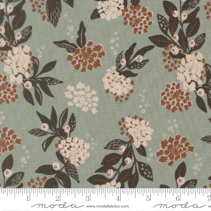 Moda - Linen Mochi - Wellspring - Inflorescence, Storm