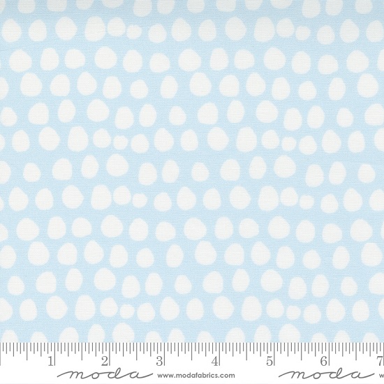 Moda - Little Ducklings - Dots, Blue