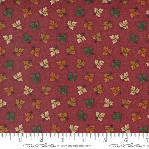 Moda - Maple Hill - Maple Leaves - Sugar Maple, Burgundy