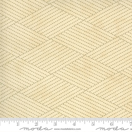 Moda - Mill Creek Garden - Diamond Stitches, Ivory/Green