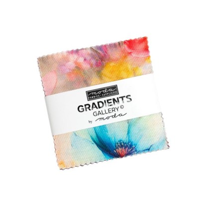 Moda - Mini Charms - Gradients Gallery - 40 - 2 1/2' Squares
