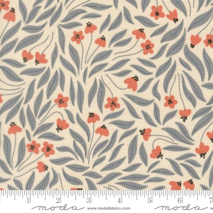 Moda - Nature's Sketchbook - Flowy Flowers, Pearl