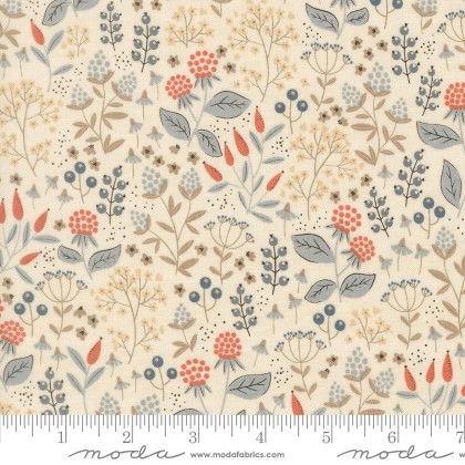 Moda - Nature's Sketchbook - Leaves and Berries, Pearl