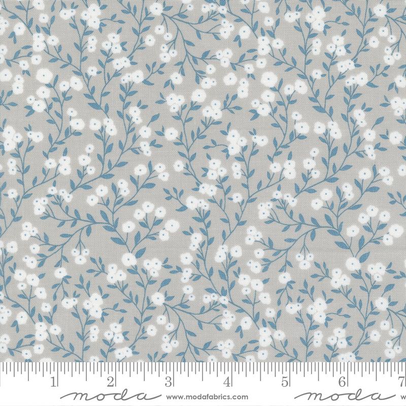 Moda - Old Glory - Floral Vine, Silver