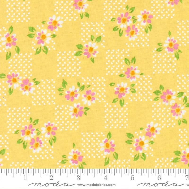Moda - On The Bright Side - Small Floral, Lemon