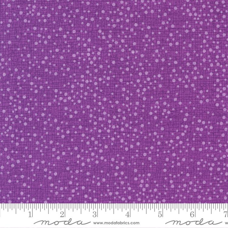 Moda - Pansy's Posies - Dotty Thatched, Plum