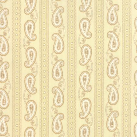 Moda - Polka-Dots & Paisleys - Paisley Stripe, Cream