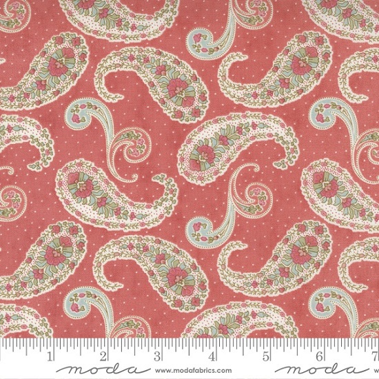 Moda - Promenade - Paisley Waltz, Rose