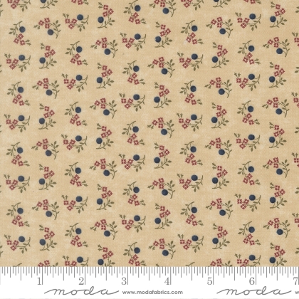 Moda - Quail Run - Blooms and Berries, Tan