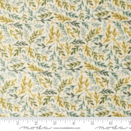Moda - Quilting Cuddle - Effies Woods Cuddle - Ferns, Cloud