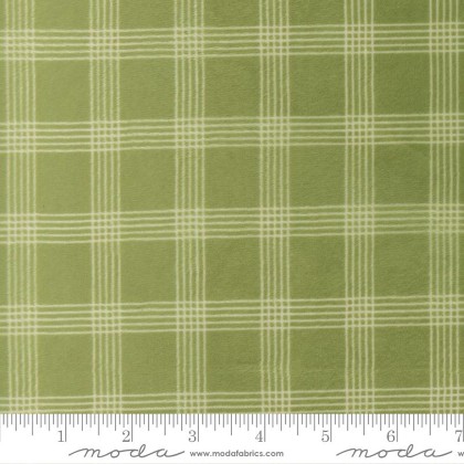 Moda - Quilting Cuddle - Nantucket Summer - Plaid, Grass