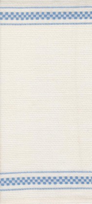 Moda - Rosie Toweling - 16' Hemmed Edge - Waffle Check, Cream/Sky