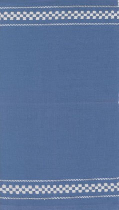Moda - Rosie Toweling - 16' Hemmed Edge - Woven Check, Blue