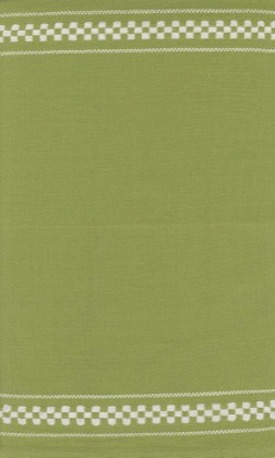 Moda - Rosie Toweling - 16' Hemmed Edge - Woven Check, Green