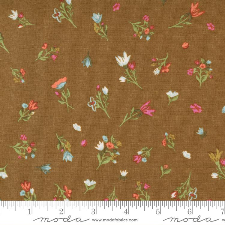 Moda - Songbook...A New Page - Small Floral, Sienna
