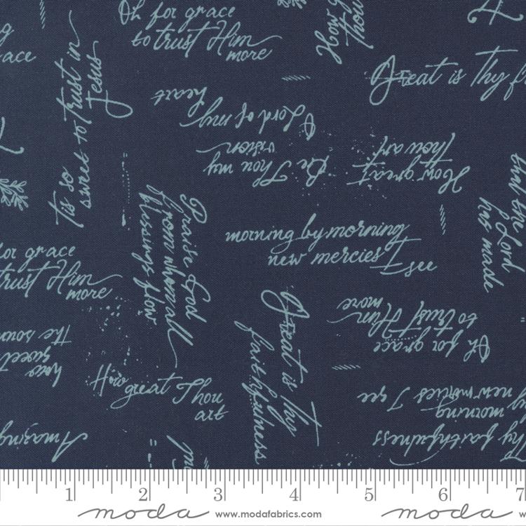 Moda - Songbook...A New Page - Text, Navy