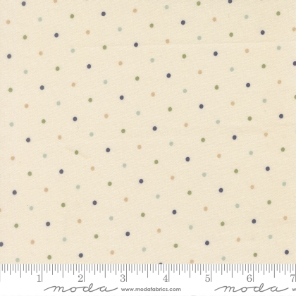 Moda - True Love - Magic Dot Basics, Cream Daydream