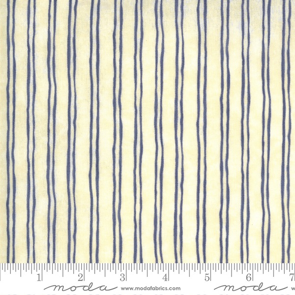 Moda - Violet Hill - Pinstripe Stripe, Eggshell/Lavender