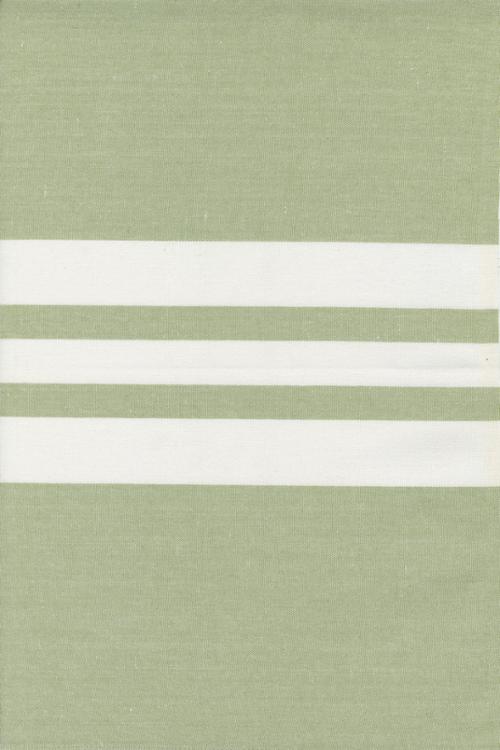 Moda - Vista Toweling - 18' Hemmed Edge Wide Stripe, Celadon
